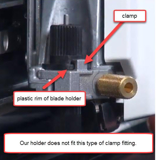 Roland Blade Holder (non clamp design)